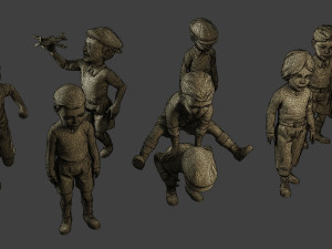 Ww2 Casual Little Boy CLB1 Pack 1 3D Print Model
