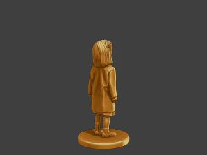 Ww2 Casual Little Girl CLG1 001 3D Print Model