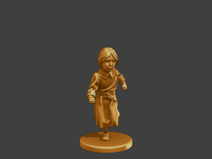 Ww2 Casual Little Girl CLG1 003 3D Print Model
