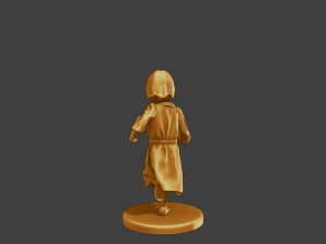 Ww2 Ni&ntilde;a Casual CLG1 003 Modelo de impresión 3D