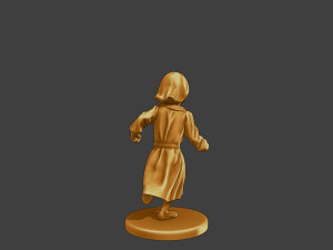 Ww2 Casual Little Girl CLG1 003 3D Print Model