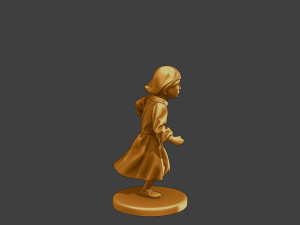 Ww2 Casual Little Girl CLG1 003 3D Print Model