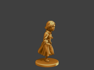 Ww2 Casual Little Girl CLG1 003 3D Print Model