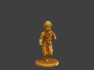Ww2 Casual Little Girl CLG1 003 3D Print Model