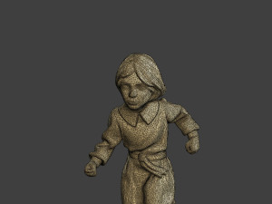 Ww2 Casual Little Girl CLG1 003 3D Print Model