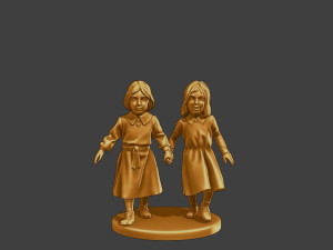 Ww2 Casual Little Girl CLG1 0045 3D Print Model
