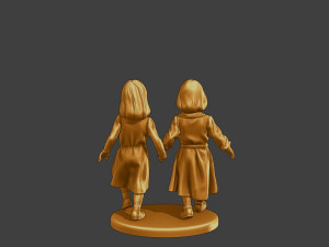 Ww2 Casual Little Girl CLG1 0045 3D Print Model