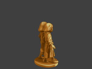 Ww2 Casual Little Girl CLG1 0045 3D Print Model