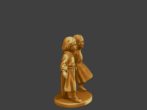 Ww2 Casual Little Girl CLG1 0045 3D Print Model