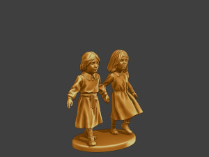 Ww2 Casual Little Girl CLG1 0045 3D Print Model