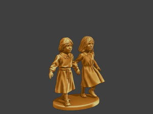 Ww2 Casual Little Girl CLG1 0045 3D Print Model
