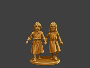Ww2 Casual Little Girl CLG1 0045 3D Print Model