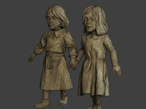 Ww2 Casual Little Girl CLG1 0045 3D Print Model