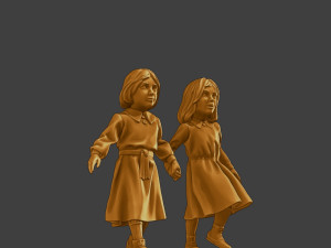 Ww2 Casual Little Girl CLG1 0045 3D Print Model
