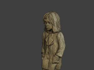 Ww2 Casual Little Girl CLG1 006 3D Print Model