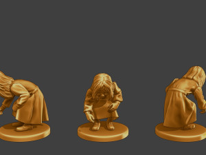 Ww2 Casual Little Girl CLG1 007 3D Print Model