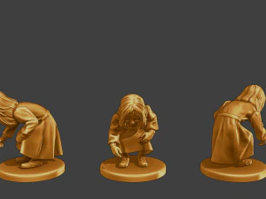 Ww2 Ni&ntilde;a Casual CLG1 007 Modelo de impresión 3D