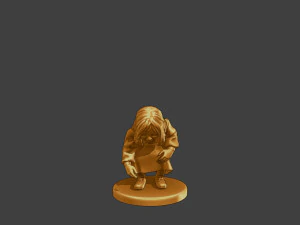 Ww2 Casual Little Girl CLG1 007 3D Print Model