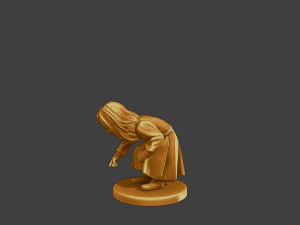 Ww2 Casual Little Girl CLG1 007 3D Print Model