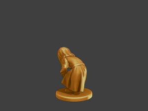 Ww2 Casual Little Girl CLG1 007 3D Print Model