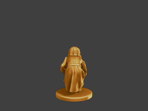 Ww2 Casual Little Girl CLG1 007 3D Print Model