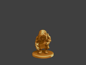 Ww2 Casual Little Girl CLG1 007 3D Print Model