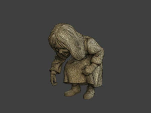 Ww2 Casual Little Girl CLG1 007 3D Print Model