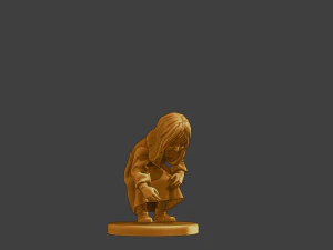 Ww2 Casual Little Girl CLG1 007 3D Print Model