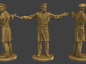 Polizia comunista cecoslovacca CCP1 2 Modello di stampa 3D