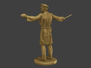 CzechoSlovak Communist Police CCP1 2 Model do druku 3D
