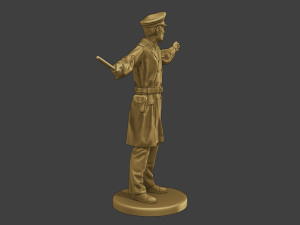 CzechoSlovak Communist Police CCP1 2 Model do druku 3D