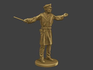 CzechoSlovak Communist Police CCP1 2 Model do druku 3D