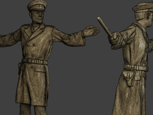 CzechoSlovak Communist Police CCP1 2 Model do druku 3D