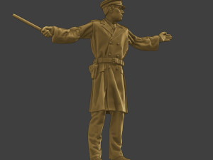 CzechoSlovak Communist Police CCP1 2 Model do druku 3D