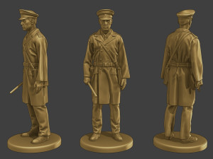 CzechoSlovak Communist Police CCP1 3 3D Baskı Modeli