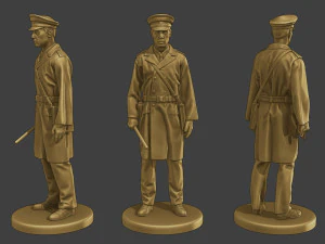 Polizia comunista cecoslovacca PCC1 3 Modello di stampa 3D