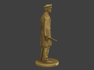 CzechoSlovak Communist Police CCP1 3 3D Baskı Modeli