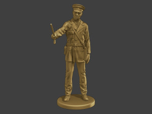 CzechoSlovak Communist Police CCP1 4 3D 프린트 모델
