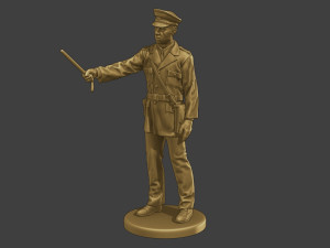 CzechoSlovak Communist Police CCP1 4 3D 프린트 모델