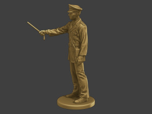 CzechoSlovak Communist Police CCP1 4 3D 프린트 모델