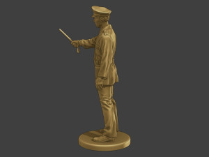 CzechoSlovak Communist Police CCP1 4 3D 프린트 모델