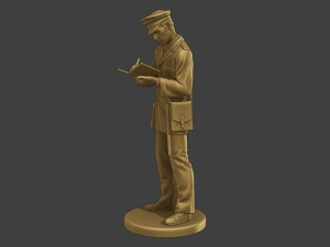 CzechoSlovak Communist Police CCP1 6 3D Print Model
