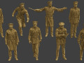 Czechosłowacka policja komunistyczna CCP1 Pack1 Model do druku 3D