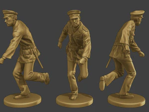 CzechoSlovak Communist Police CCP1 Pack1 3D Print Model