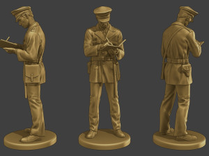 CzechoSlovak Communist Police CCP1 Pack1 Modello di stampa 3D