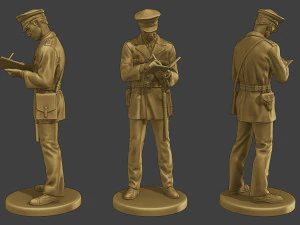 CzechoSlovak Communist Police CCP1 Pack1 3D Print Model