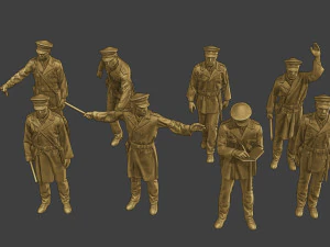CzechoSlovak Communist Police CCP1 Pack1 3D Print Model