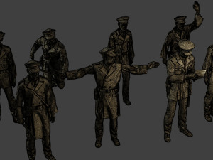 CzechoSlovak Communist Police CCP1 Pack1 Modello di stampa 3D