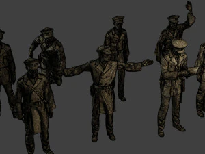 CzechoSlovak Communist Police CCP1 Pack1 3D Print Model