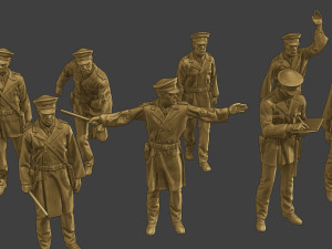 CzechoSlovak Communist Police CCP1 Pack1 Modello di stampa 3D